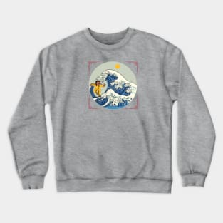 KUNG FU GREAT WAVE Crewneck Sweatshirt